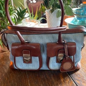Vintage Dooney & Bourke Denim Purse